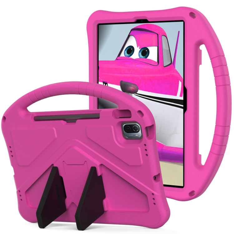 For Huawei Matepad SE 11 2024 EVA Shockproof Tablet Case with Holder(RoseRed) by buy2fix