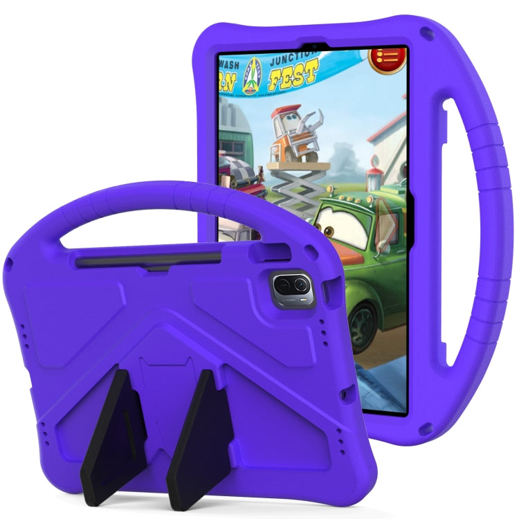 For Huawei Matepad SE 11 2024 EVA Shockproof Tablet Case with Holder(Purple) by buy2fix