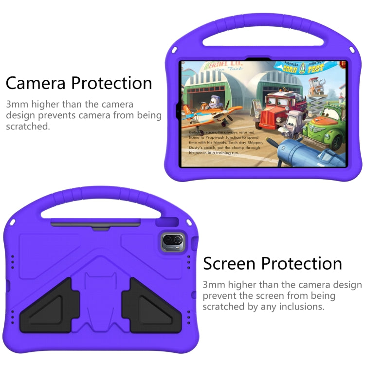 For Huawei Matepad SE 11 2024 EVA Shockproof Tablet Case with Holder(Purple) by buy2fix