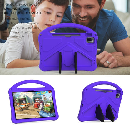 For Huawei Matepad SE 11 2024 EVA Shockproof Tablet Case with Holder(Purple) by buy2fix