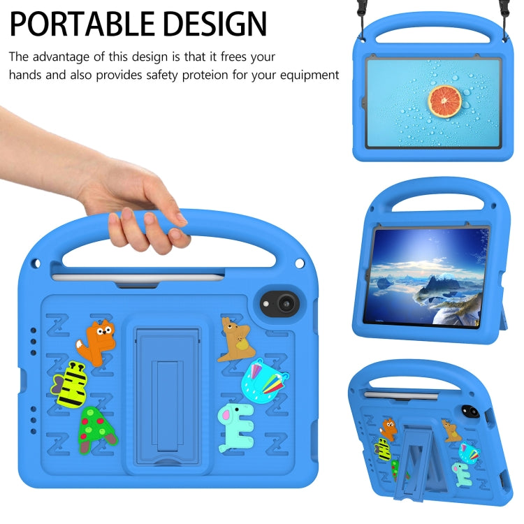 For iPad mini 6 / mini 2024 Cartoon Sparrow EVA Shockproof Tablet Case(Blue) - iPad mini 6 Cases by buy2fix | Online Shopping UK | buy2fix