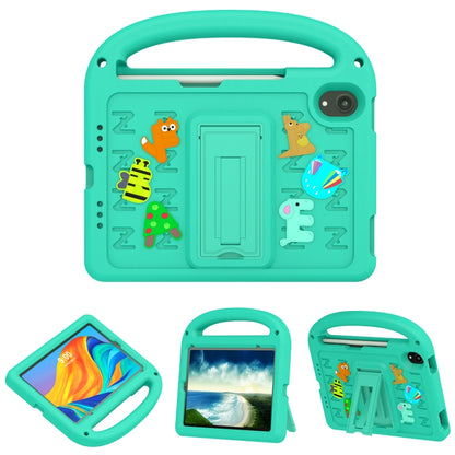 For iPad mini 6 / mini 2024 Cartoon Sparrow EVA Shockproof Tablet Case(Glacier Green) - iPad mini 6 Cases by buy2fix | Online Shopping UK | buy2fix