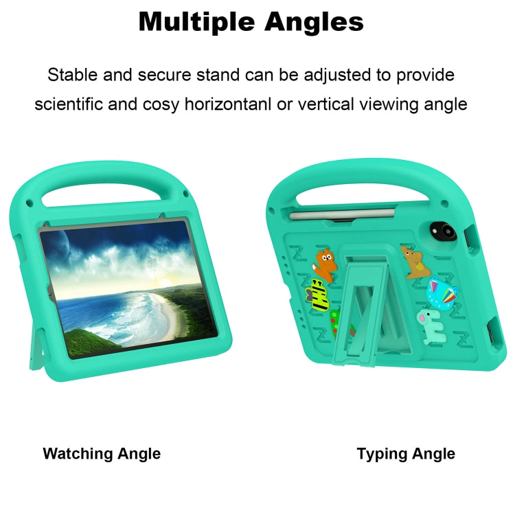 For iPad mini 6 / mini 2024 Cartoon Sparrow EVA Shockproof Tablet Case(Glacier Green) - iPad mini 6 Cases by buy2fix | Online Shopping UK | buy2fix