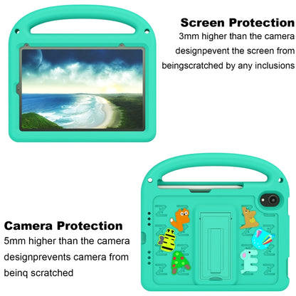 For iPad mini 6 / mini 2024 Cartoon Sparrow EVA Shockproof Tablet Case(Glacier Green) - iPad mini 6 Cases by buy2fix | Online Shopping UK | buy2fix