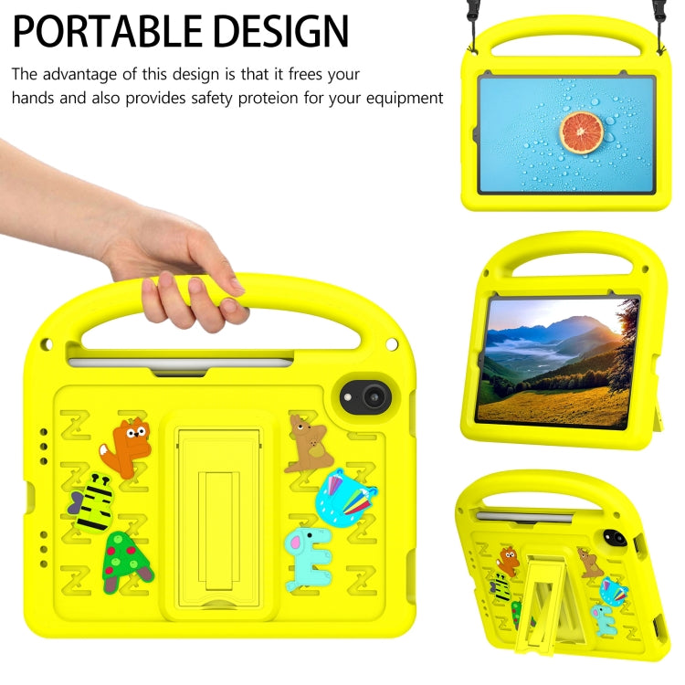 For iPad mini 6 / mini 2024 Cartoon Sparrow EVA Shockproof Tablet Case(Yellow) - iPad mini 6 Cases by buy2fix | Online Shopping UK | buy2fix