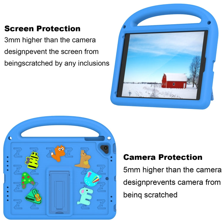 For iPad Air 2 / Air / 9.7 2018 Cartoon Sparrow EVA Shockproof Tablet Case(Blue) - iPad 9.7 (2018) & (2017) Cases by buy2fix | Online Shopping UK | buy2fix