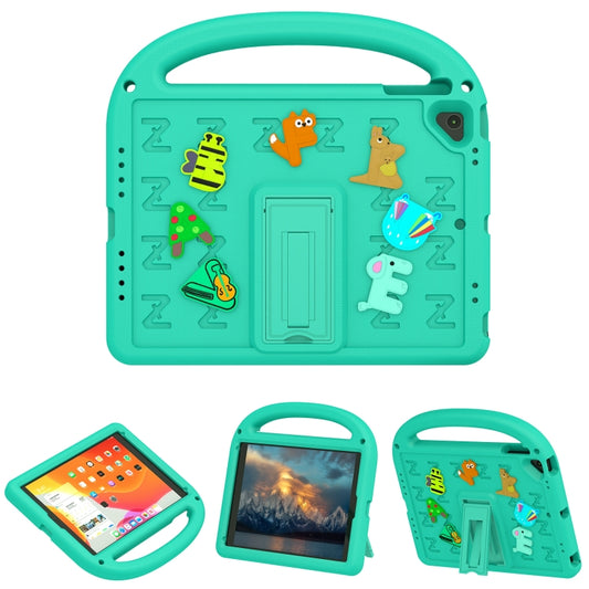 For iPad Air 2 / Air / 9.7 2018 Cartoon Sparrow EVA Shockproof Tablet Case(Glacier Green) - iPad 9.7 (2018) & (2017) Cases by buy2fix | Online Shopping UK | buy2fix