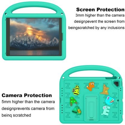 For iPad Air 2 / Air / 9.7 2018 Cartoon Sparrow EVA Shockproof Tablet Case(Glacier Green) - iPad 9.7 (2018) & (2017) Cases by buy2fix | Online Shopping UK | buy2fix