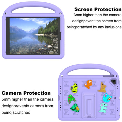 For iPad Air 2 / Air / 9.7 2018 Cartoon Sparrow EVA Shockproof Tablet Case(Taro Purple) - iPad 9.7 (2018) & (2017) Cases by buy2fix | Online Shopping UK | buy2fix
