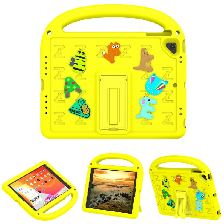 For iPad Air 2 / Air / 9.7 2018 Cartoon Sparrow EVA Shockproof Tablet Case(Yellow) - iPad 9.7 (2018) & (2017) Cases by buy2fix | Online Shopping UK | buy2fix
