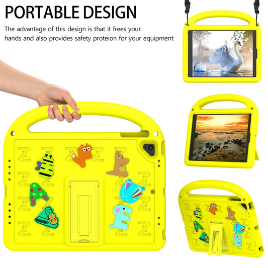 For iPad Air 2 / Air / 9.7 2018 Cartoon Sparrow EVA Shockproof Tablet Case(Yellow) - iPad 9.7 (2018) & (2017) Cases by buy2fix | Online Shopping UK | buy2fix