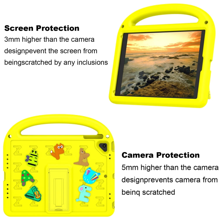 For iPad Air 2 / Air / 9.7 2018 Cartoon Sparrow EVA Shockproof Tablet Case(Yellow) - iPad 9.7 (2018) & (2017) Cases by buy2fix | Online Shopping UK | buy2fix
