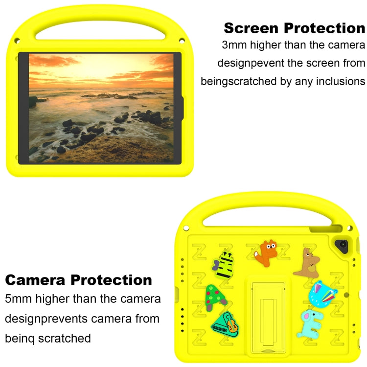 For iPad Air 2 / Air / 9.7 2018 Cartoon Sparrow EVA Shockproof Tablet Case(Yellow) - iPad 9.7 (2018) & (2017) Cases by buy2fix | Online Shopping UK | buy2fix