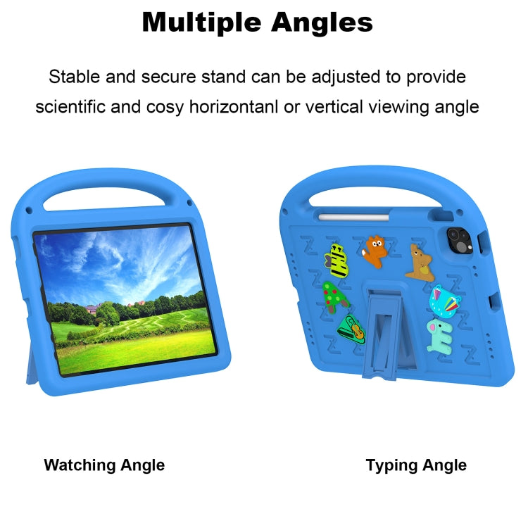 For iPad Air 2022 10.9 / Pro 11 2022 Cartoon Sparrow EVA Shockproof Tablet Case(Blue) - iPad Pro 11 (2022/2021) Cases by buy2fix | Online Shopping UK | buy2fix