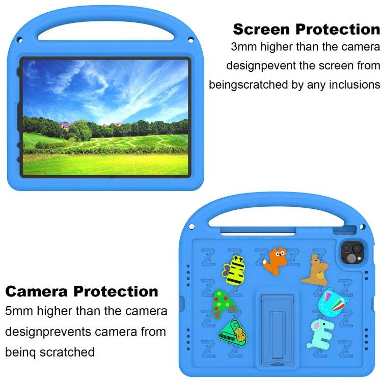 For iPad Air 2022 10.9 / Pro 11 2022 Cartoon Sparrow EVA Shockproof Tablet Case(Blue) - iPad Pro 11 (2022/2021) Cases by buy2fix | Online Shopping UK | buy2fix