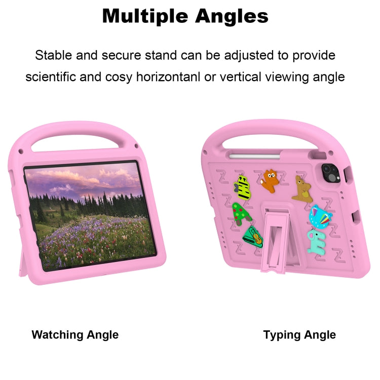 For iPad Air 2022 10.9 / Pro 11 2022 Cartoon Sparrow EVA Shockproof Tablet Case(Pink) - iPad Pro 11 (2022/2021) Cases by buy2fix | Online Shopping UK | buy2fix