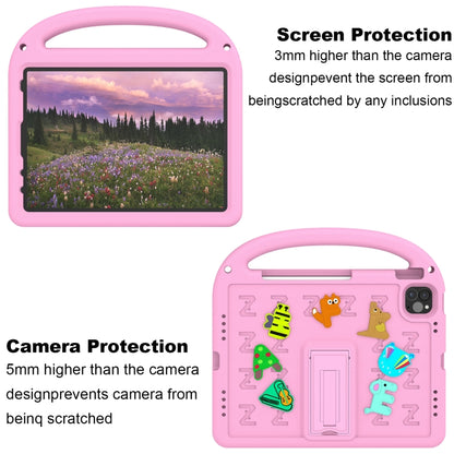 For iPad Air 2022 10.9 / Pro 11 2022 Cartoon Sparrow EVA Shockproof Tablet Case(Pink) - iPad Pro 11 (2022/2021) Cases by buy2fix | Online Shopping UK | buy2fix