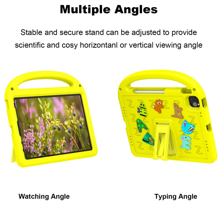 For iPad Air 2022 10.9 / Pro 11 2022 Cartoon Sparrow EVA Shockproof Tablet Case(Yellow) - iPad Pro 11 (2022/2021) Cases by buy2fix | Online Shopping UK | buy2fix