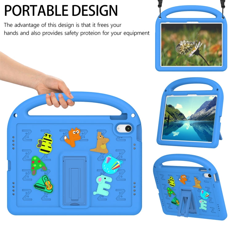 For iPad 2025 / 2022 Cartoon Sparrow EVA Shockproof Tablet Case(Blue) - iPad 2025 / 2022 Cases by buy2fix | Online Shopping UK | buy2fix