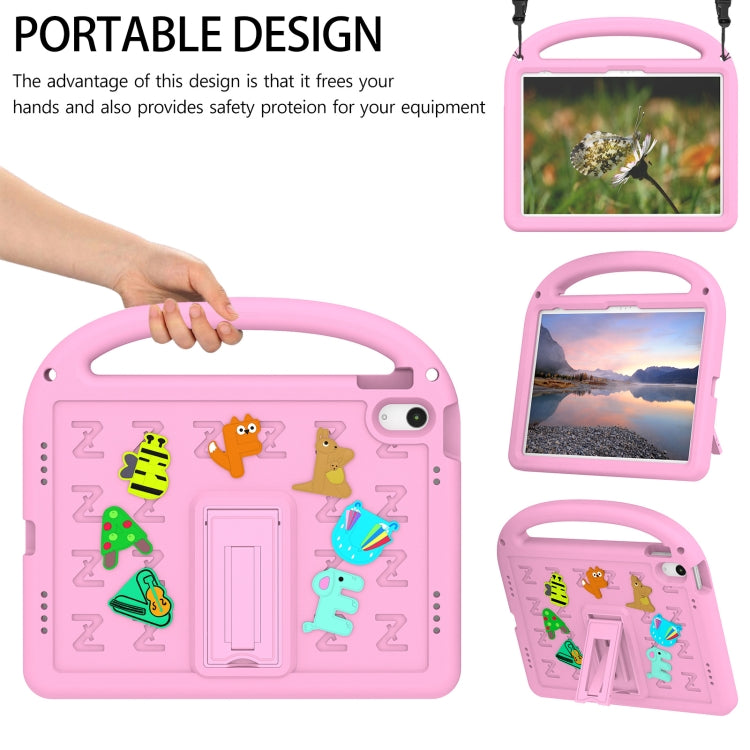For iPad 2025 / 2022 Cartoon Sparrow EVA Shockproof Tablet Case(Pink) - iPad 2025 / 2022 Cases by buy2fix | Online Shopping UK | buy2fix