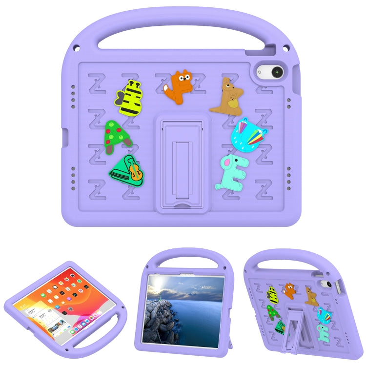 For iPad 2025 / 2022 Cartoon Sparrow EVA Shockproof Tablet Case(Taro Purple) - iPad 2025 / 2022 Cases by buy2fix | Online Shopping UK | buy2fix