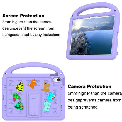For iPad 2025 / 2022 Cartoon Sparrow EVA Shockproof Tablet Case(Taro Purple) - iPad 2025 / 2022 Cases by buy2fix | Online Shopping UK | buy2fix