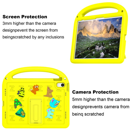 For iPad 2025 / 2022 Cartoon Sparrow EVA Shockproof Tablet Case(Yellow) - iPad 2025 / 2022 Cases by buy2fix | Online Shopping UK | buy2fix