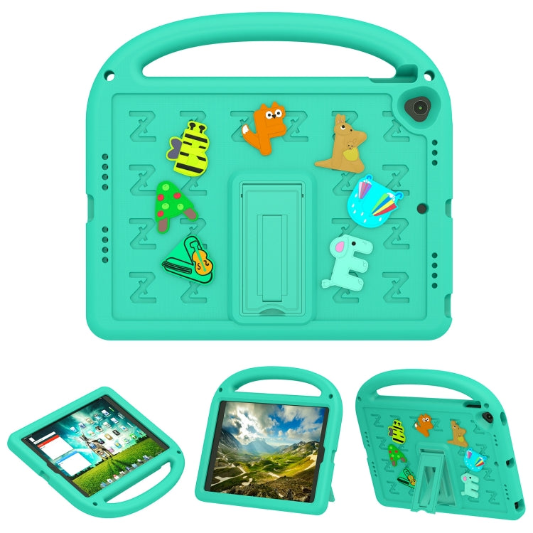 For iPad 10.2 / Air 3 10.5 Cartoon Sparrow EVA Shockproof Tablet Case(Glacier Green) - iPad 10.2 Cases by buy2fix | Online Shopping UK | buy2fix