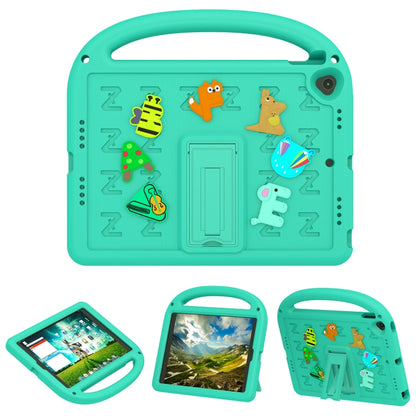 For iPad 10.2 / Air 3 10.5 Cartoon Sparrow EVA Shockproof Tablet Case(Glacier Green) - iPad 10.2 Cases by buy2fix | Online Shopping UK | buy2fix