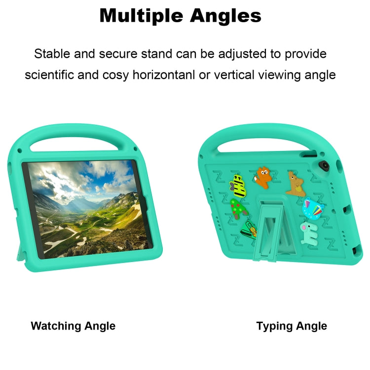 For iPad 10.2 / Air 3 10.5 Cartoon Sparrow EVA Shockproof Tablet Case(Glacier Green) - iPad 10.2 Cases by buy2fix | Online Shopping UK | buy2fix