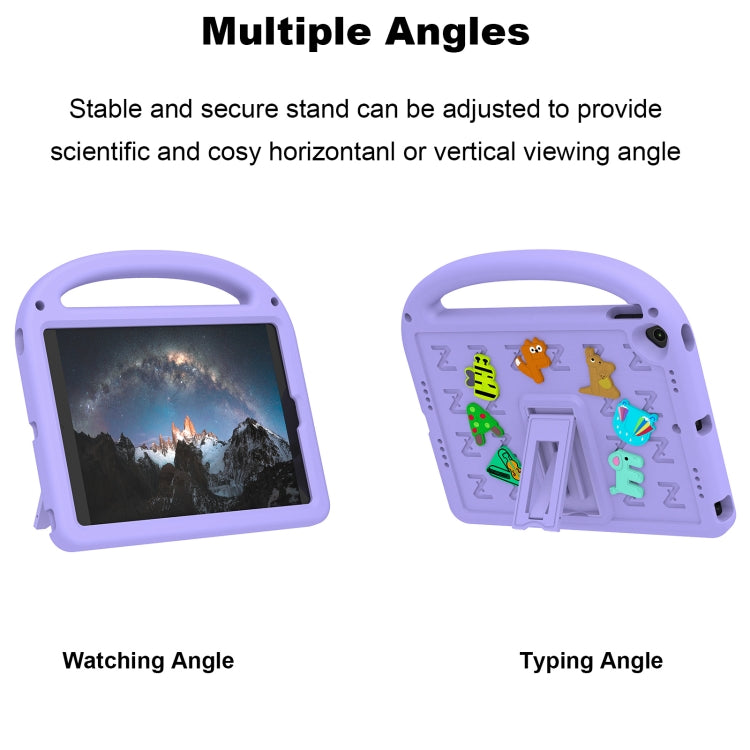 For iPad 10.2 / Air 3 10.5 Cartoon Sparrow EVA Shockproof Tablet Case(Taro Purple) - iPad 10.2 Cases by buy2fix | Online Shopping UK | buy2fix