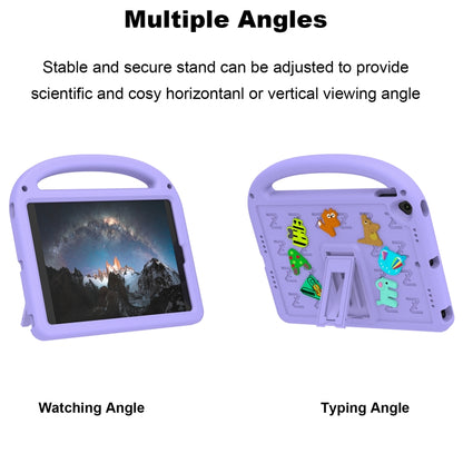 For iPad 10.2 / Air 3 10.5 Cartoon Sparrow EVA Shockproof Tablet Case(Taro Purple) - iPad 10.2 Cases by buy2fix | Online Shopping UK | buy2fix