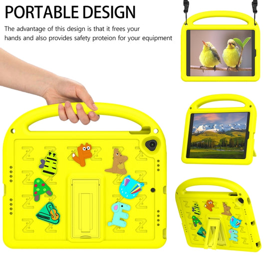 For iPad 10.2 / Air 3 10.5 Cartoon Sparrow EVA Shockproof Tablet Case(Yellow) - iPad 10.2 Cases by buy2fix | Online Shopping UK | buy2fix