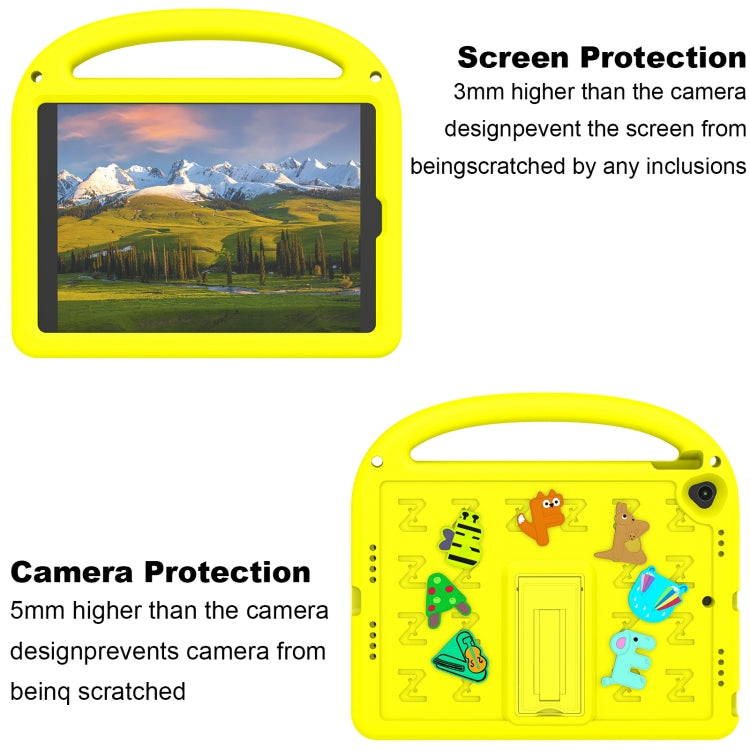 For iPad 10.2 / Air 3 10.5 Cartoon Sparrow EVA Shockproof Tablet Case(Yellow) - iPad 10.2 Cases by buy2fix | Online Shopping UK | buy2fix