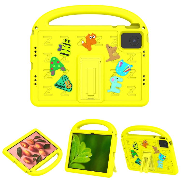 For Lenovo Tab M11 / Xiaoxin Pad 11 2024 Cartoon Sparrow EVA Shockproof Tablet Case(Yellow) - Lenovo by buy2fix | Online Shopping UK | buy2fix