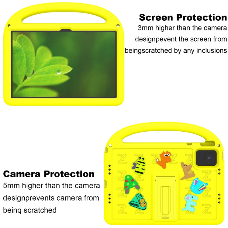 For Lenovo Tab M11 / Xiaoxin Pad 11 2024 Cartoon Sparrow EVA Shockproof Tablet Case(Yellow) - Lenovo by buy2fix | Online Shopping UK | buy2fix