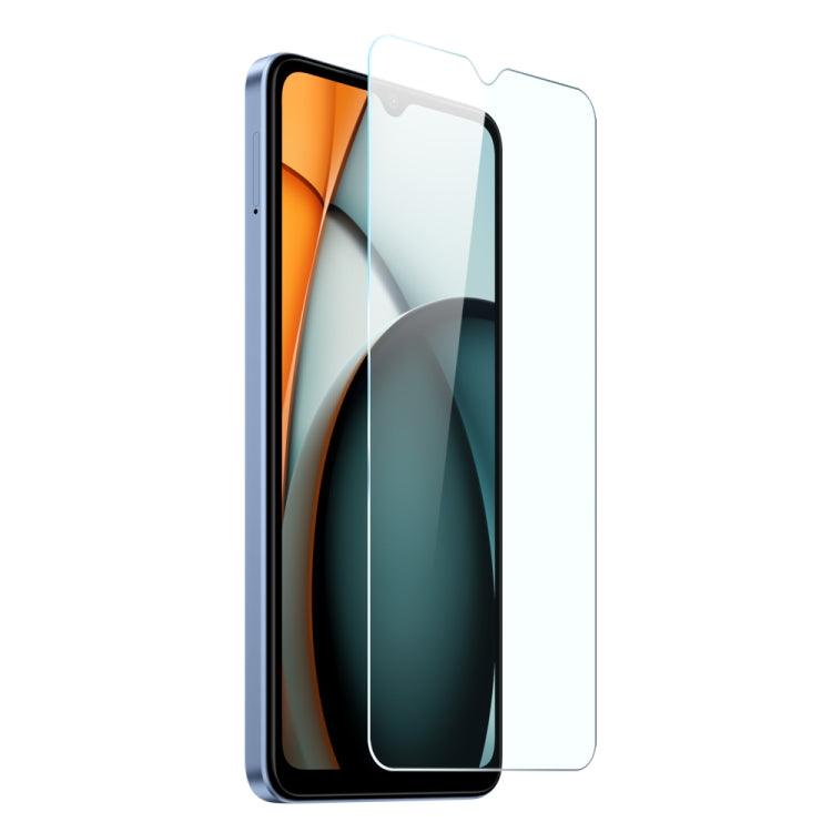 For Xiaomi  Redmi A3 4G NORTHJO Transparent TPU Phone Case with Tempered Glass Film(Transparent) - Xiaomi Cases by NORTHJO | Online Shopping UK | buy2fix