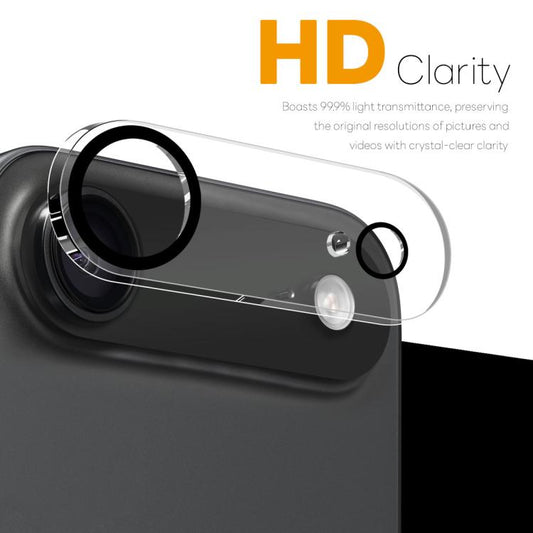 For iPhone 17 Air NORTHJO Camera Lens Protector 3D Night Shot Tempered Glass Film(Black) - iPhone 17 Air Tempered Glass by NORTHJO | Online Shopping UK | buy2fix