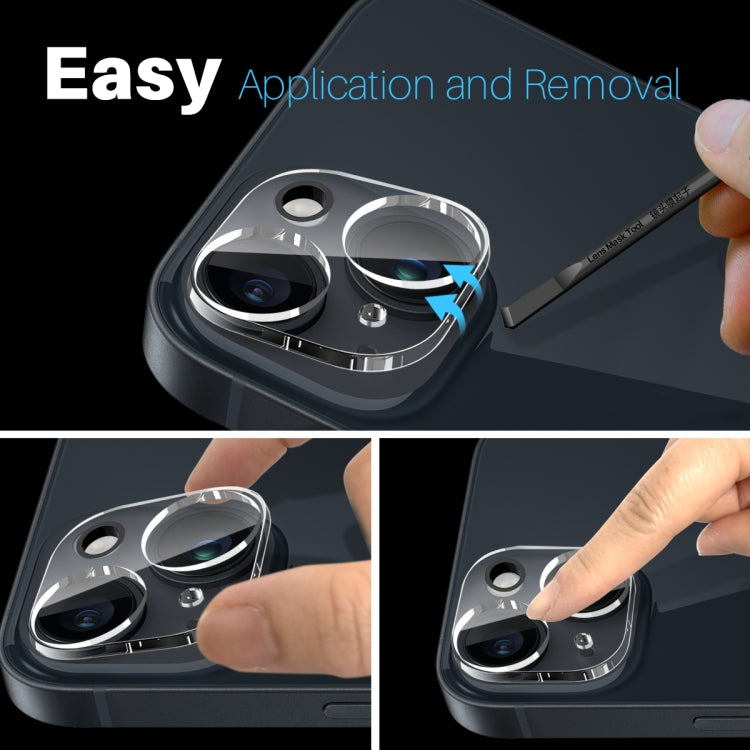 For iPhone 14 / 14 Plus NORTHJO Camera Lens Protector 3D HD Tempered Glass Film(Clear) - iPhone 14 Plus Tempered Glass by NORTHJO | Online Shopping UK | buy2fix