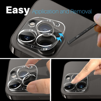 For iPhone 14 Pro / 14 Pro Max NORTHJO Camera Lens Protector 3D HD Tempered Glass Film(Clear) - iPhone 14 Pro Max Tempered Glass by NORTHJO | Online Shopping UK | buy2fix