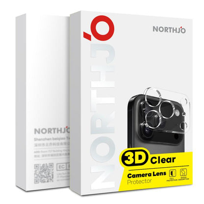 For iPhone 17 NORTHJO Camera Lens Protector 3D HD Tempered Glass Film(Clear) - iPhone 17 Tempered Glass by NORTHJO | Online Shopping UK | buy2fix