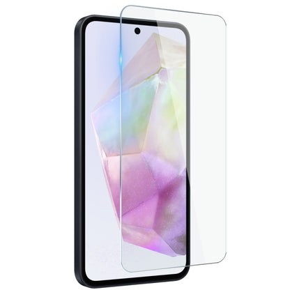For Samsung Galaxy A35 5G NORTHJO 3 in 1 TPU Phone Case with Screen Protector and Lens Film(Transparent) - Galaxy Phone Cases by NORTHJO | Online Shopping UK | buy2fix