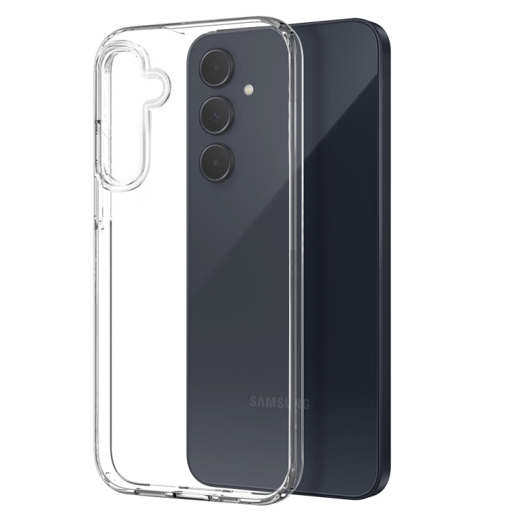 For Samsung Galaxy A35 5G NORTHJO 3 in 1 TPU Phone Case with Screen Protector and Lens Film(Transparent) - Galaxy Phone Cases by NORTHJO | Online Shopping UK | buy2fix