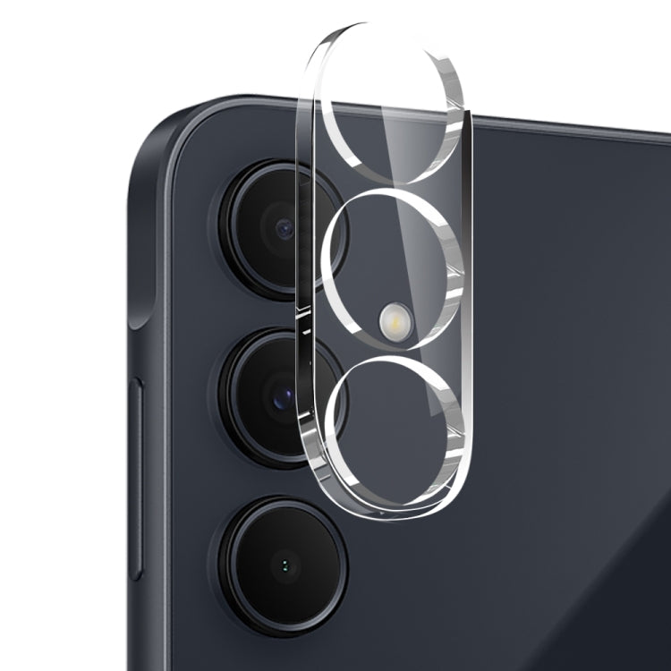 For Samsung Galaxy A35 5G NORTHJO 3 in 1 TPU Phone Case with Screen Protector and Lens Film(Transparent) - Galaxy Phone Cases by NORTHJO | Online Shopping UK | buy2fix