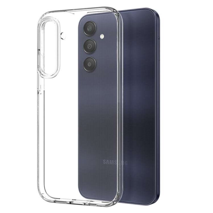 For Samsung Galaxy A25 5G NORTHJO 3 in 1 TPU Phone Case with Screen Protector and Lens Film(Transparent) - Galaxy Phone Cases by NORTHJO | Online Shopping UK | buy2fix