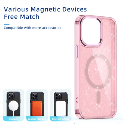 For iPhone 11 Glitter MagSafe Shockproof Phone Case(Blue) - iPhone 11 Cases by buy2fix | Online Shopping UK | buy2fix