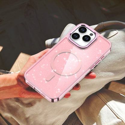 For iPhone 11 Glitter MagSafe Shockproof Phone Case(Grey) by buy2fix