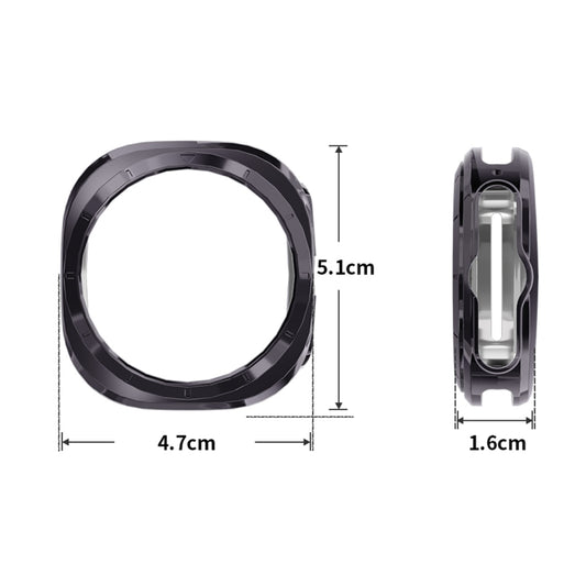 For Samsung Galaxy Watch Ultra 47mm / Ultra 2025 ENKAY Hat-Prince Electroplated Soft TPU Cover + 0.2mm 9H Glass Screen Protector(Transparent) by ENKAY