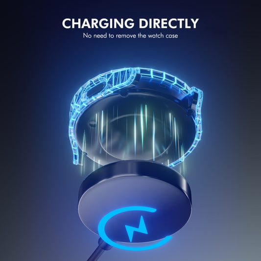 For Samsung Galaxy Watch7 40mm ENKAY Hat-Prince Electroplated Hard PC Case + 0.2mm 9H Glass Screen Protector(Dark Green) by ENKAY