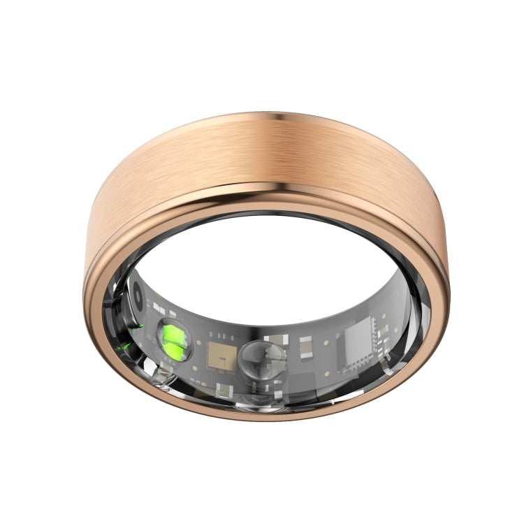 R03 SIZE 8 Smart Ring, Support Heart Rate / Blood Oxygen / Sleep / Multiple Sports Modes(Rose Gold) by buy2fix